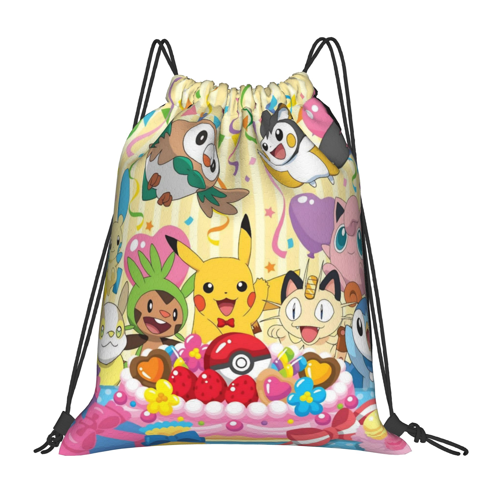 Drawstring Gym Bag - Tas Ransel Serut Motif Kue Ulang