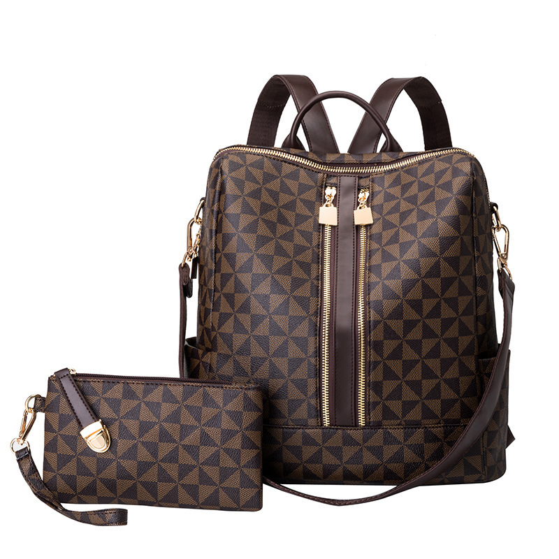 Mini Backpack Purse - Set ransel dan tas tangan wanita,