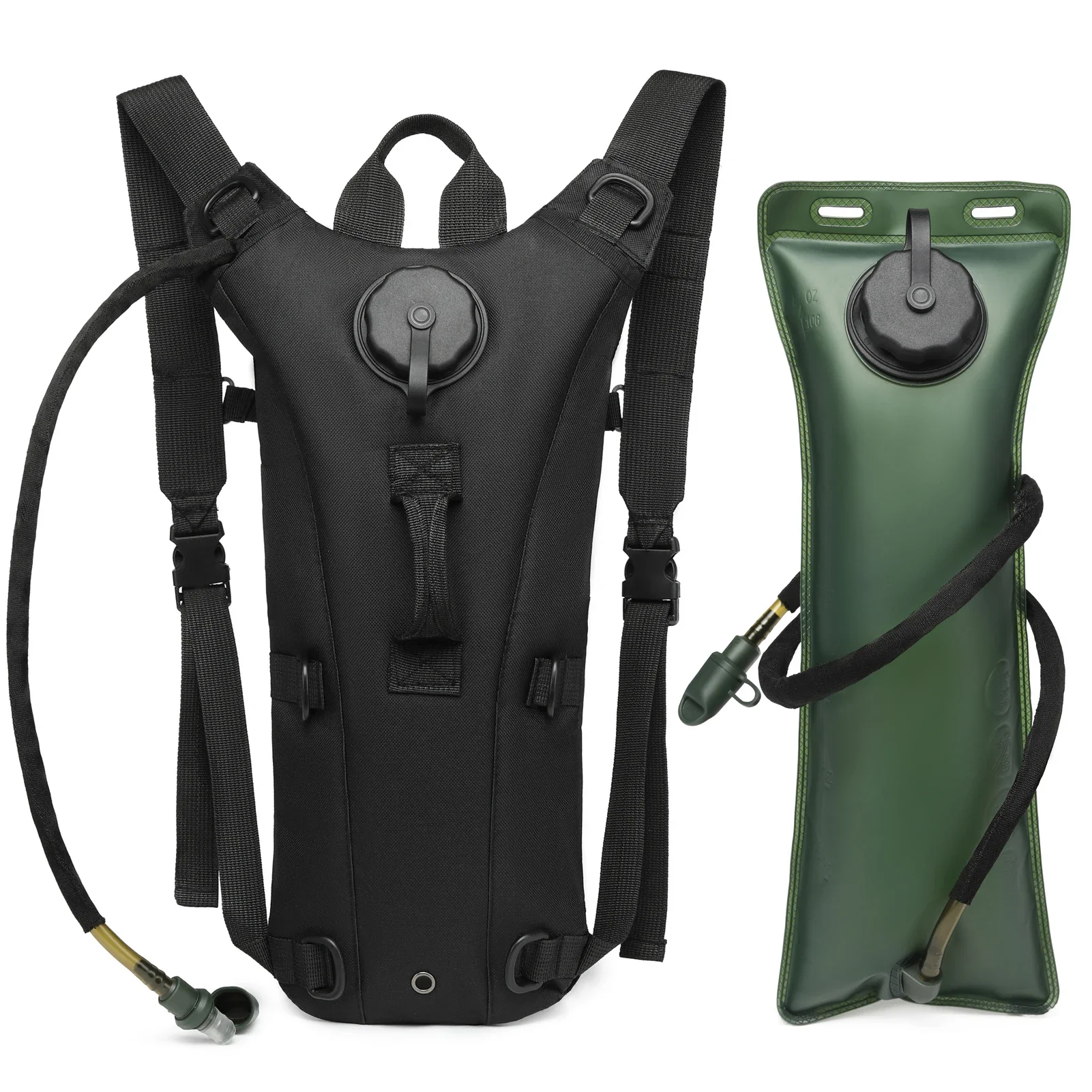 Rucksack Military Style - Ransel Taktis Militer dengan Kantung Air