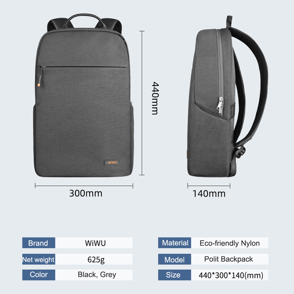 WIWU terbaru tas punggung Lapt - Laptop Backpack 15.6 ulasan dan harga