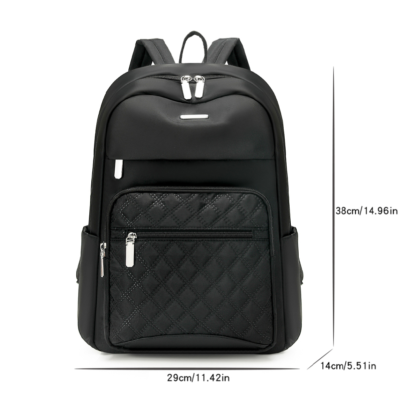 Tas Ransel Wanita Motif Kotak- - Fashion Backpack Women ulasan dan harga