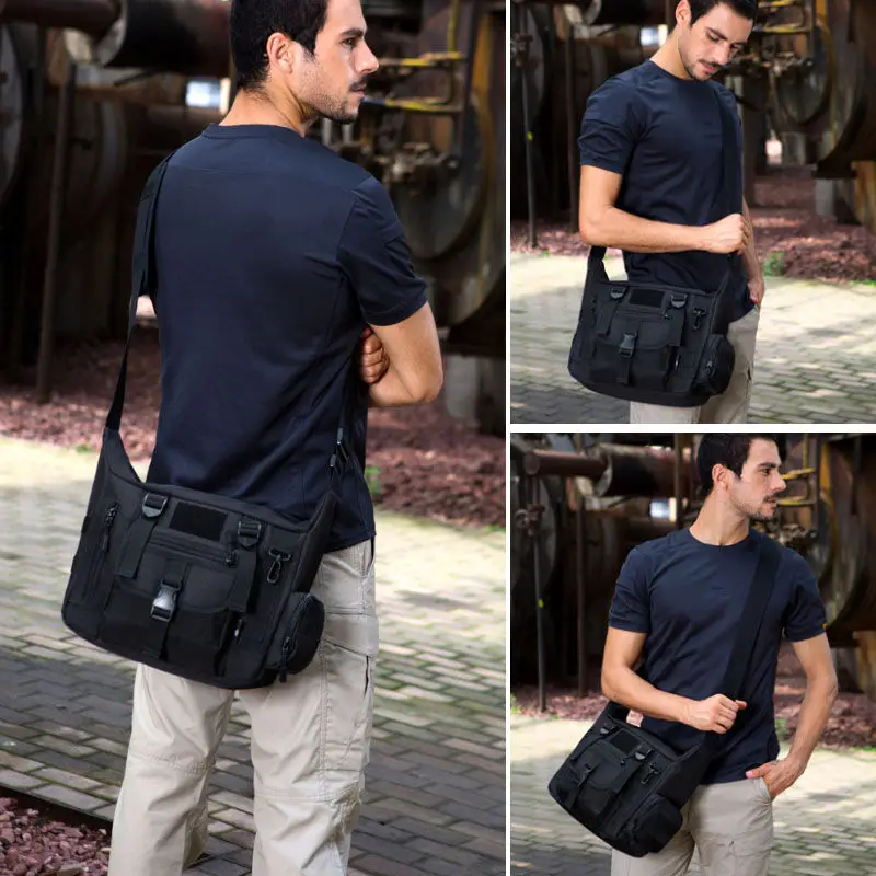 Tas Bahu Laptop 14 Inci Tas Ol - Rucksack Military Style ulasan dan harga