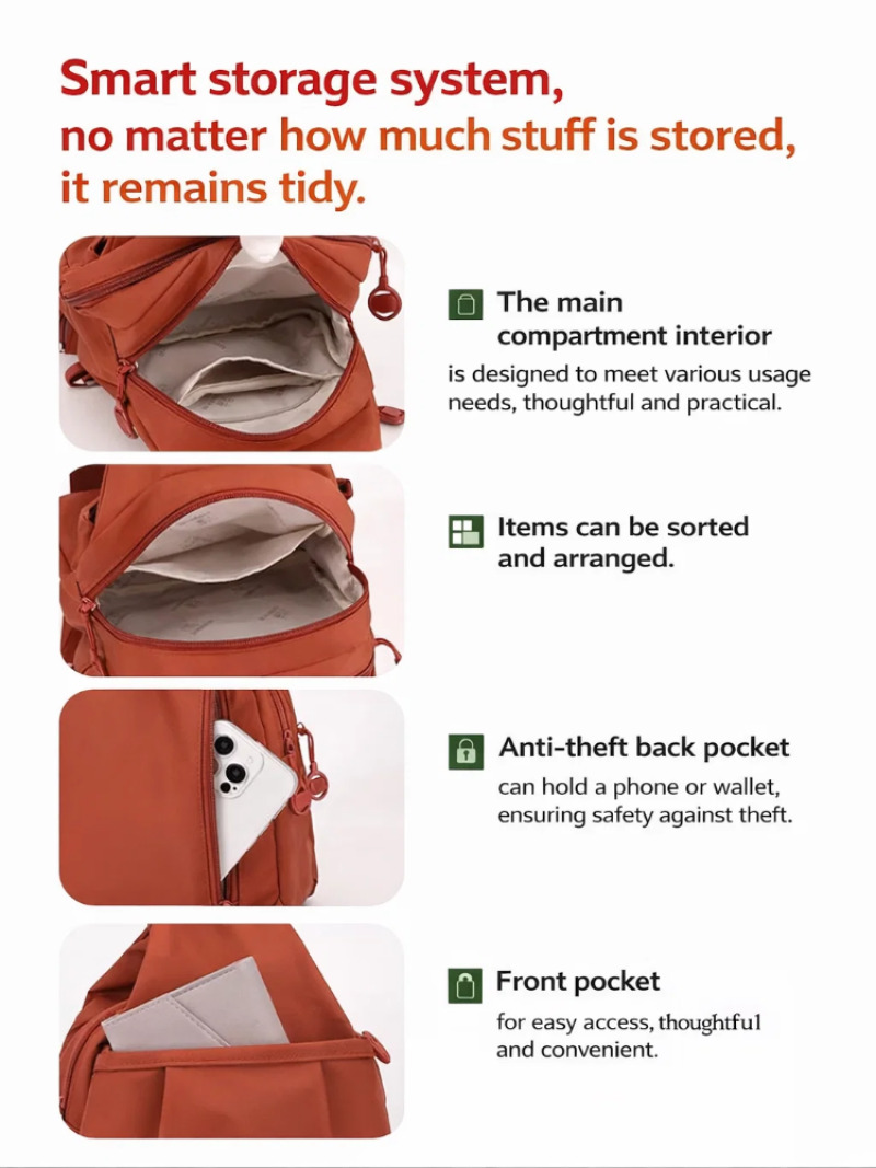 Ransel Mini Ringan Wanita, Tas - Mini Backpack Purse ulasan dan harga